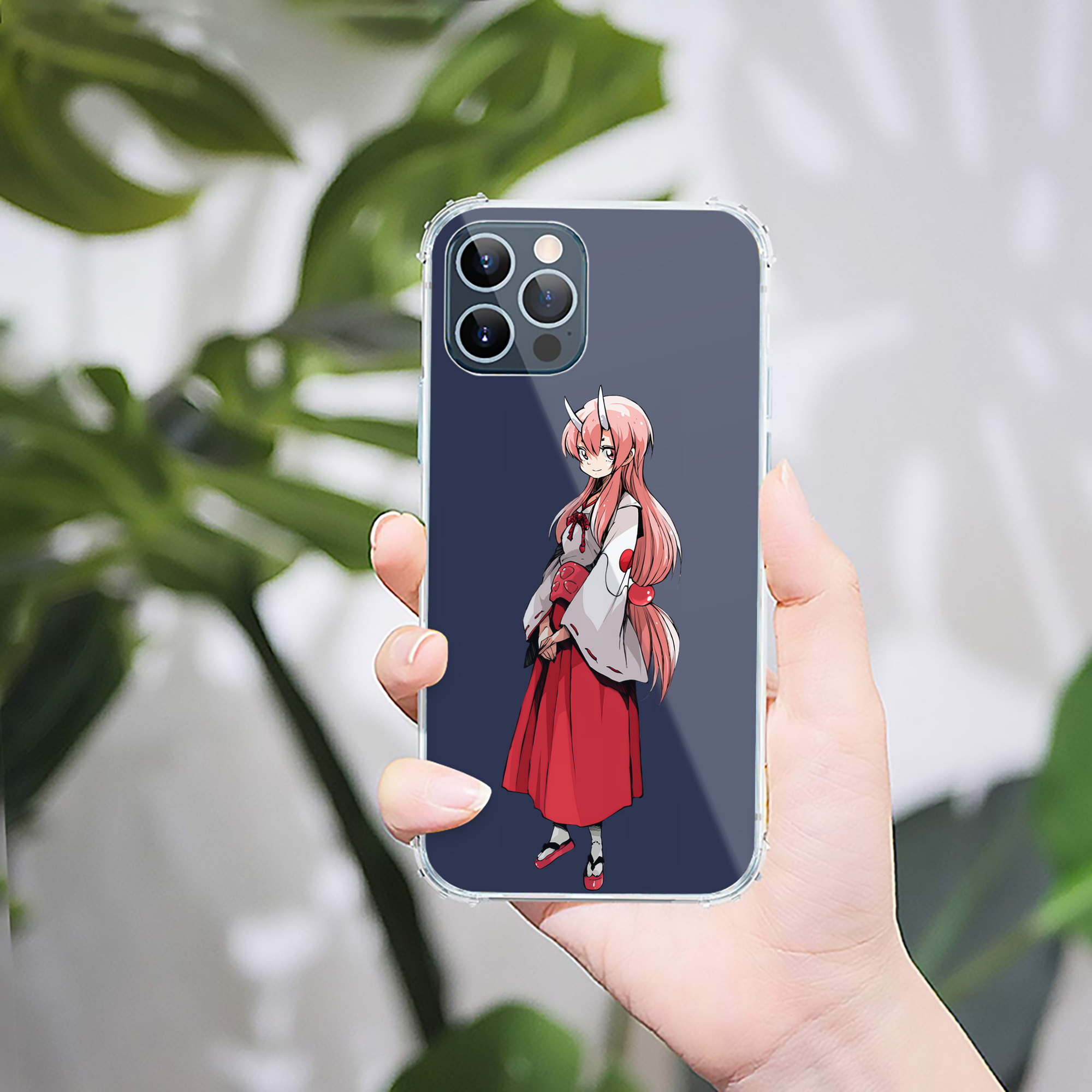 （画像用） 転スラ Regarding Reincarnated to Slime 【iPhone 12シリーズ対応】透明スマホケース（クリアソフトケース）